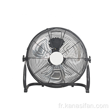 Ventilateur de plancher de lames en métal industriel portatif extérieur de ménage